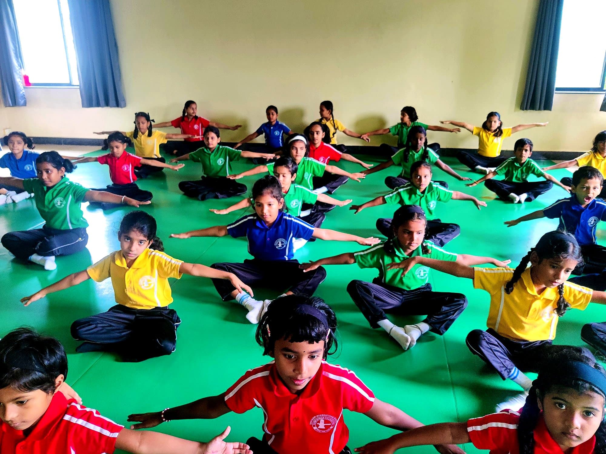 Group dance class